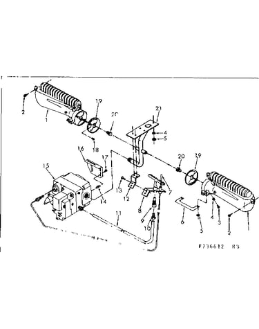 Gas burners and manifold