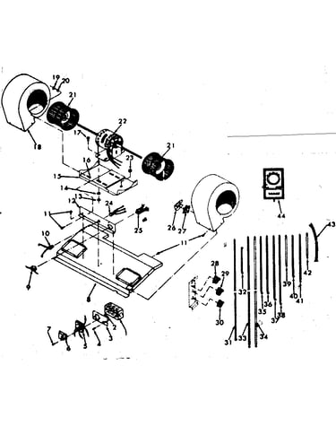 Blower and electrical