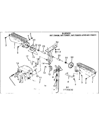 Burner parts