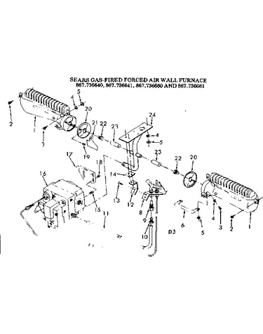 Gas burners and manifold