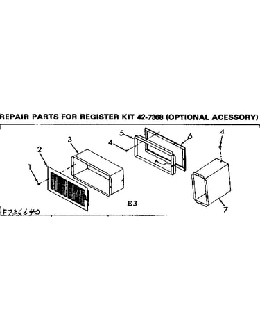 Register kit 42-7368
