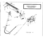 Kenmore 867736753 burner, manifold & gas valve diagram