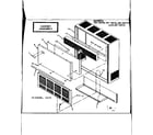 Kenmore 867736771 cabinet assembly diagram