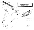 Kenmore 867736733 burner, manifold & gas valve diagram