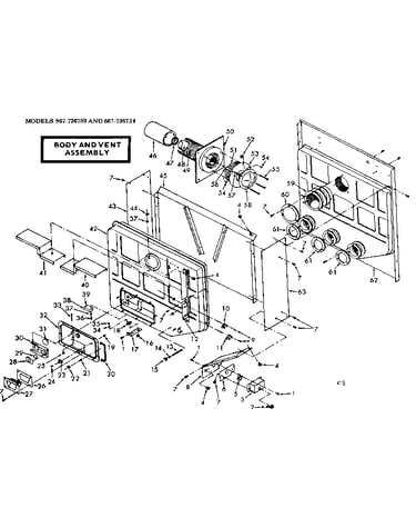 Body and vent assembly