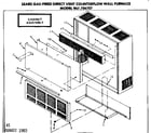 Kenmore 867736737 cabinet assembly diagram