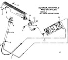 Kenmore 867736762 burner manifold & gas valve diagram