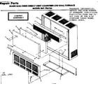 Kenmore 867736766 cabinet assembly diagram
