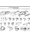 Ice maker installation parts