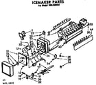 Kenmore 106626452 icemaker diagram