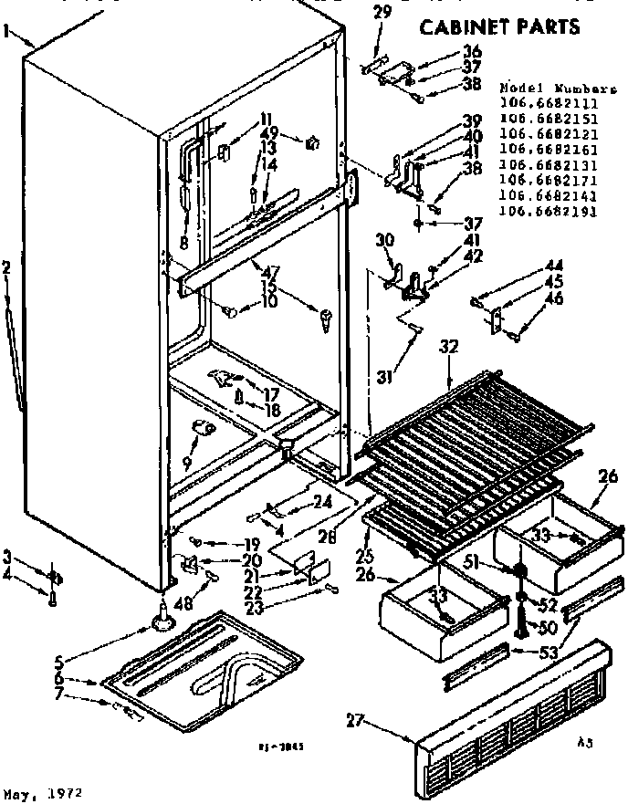 CABINET PARTS