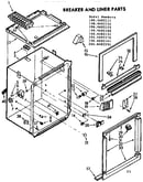 Breaker and liner parts