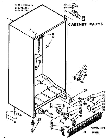 Cabinet parts