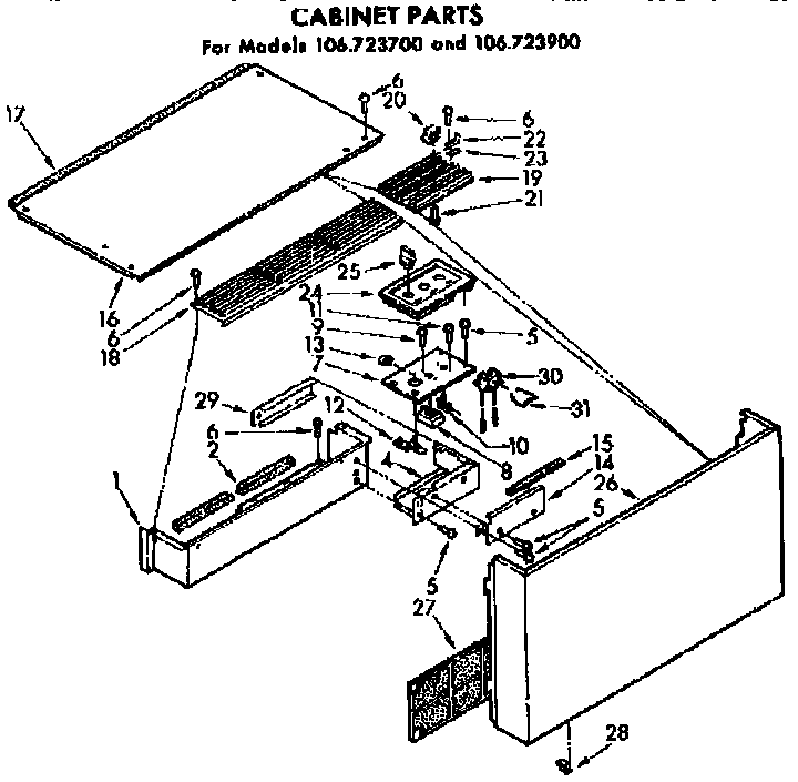 Cabinet parts
