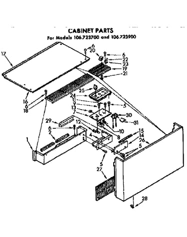 Cabinet parts