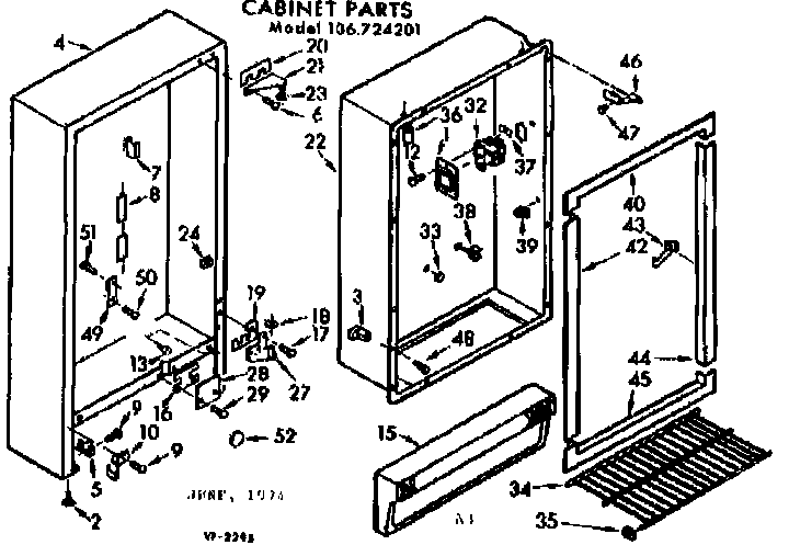 Cabinet parts