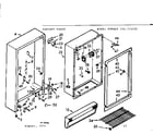 Kenmore 106724202 cabinet parts diagram
