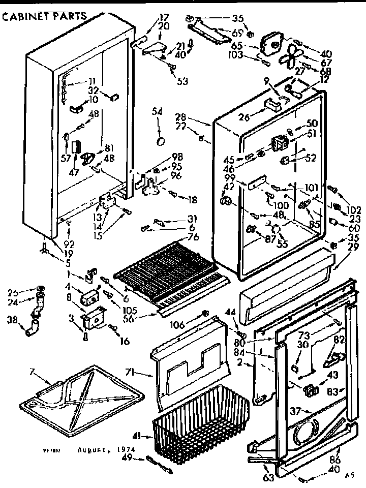 Cabinet parts