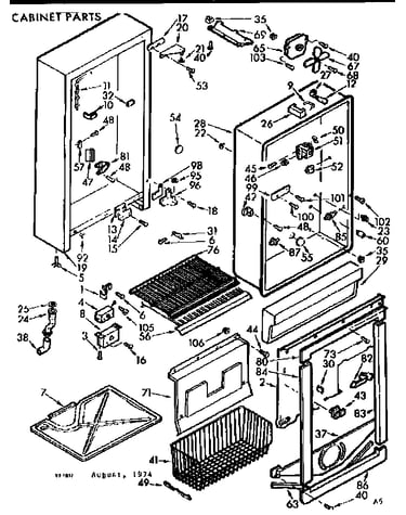 Cabinet parts