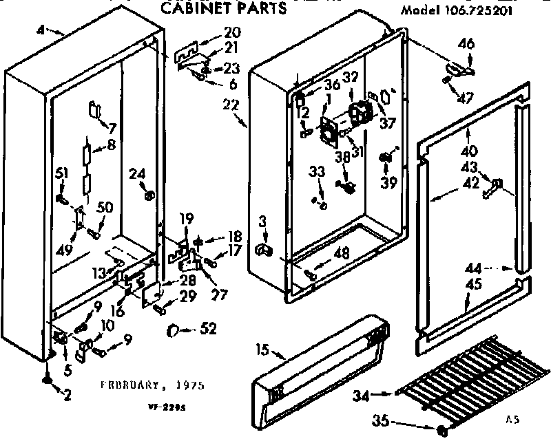Cabinet parts