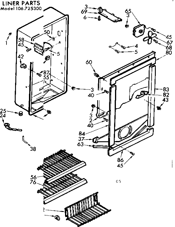 Liner parts