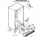 Kenmore 106725560 cabinet parts diagram