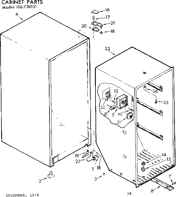 Cabinet parts