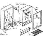 Kenmore 106726200 cabinet parts diagram