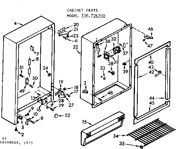 Cabinet parts