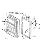 Freezer door parts