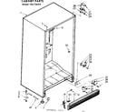 Kenmore 106726231 cabinet parts diagram