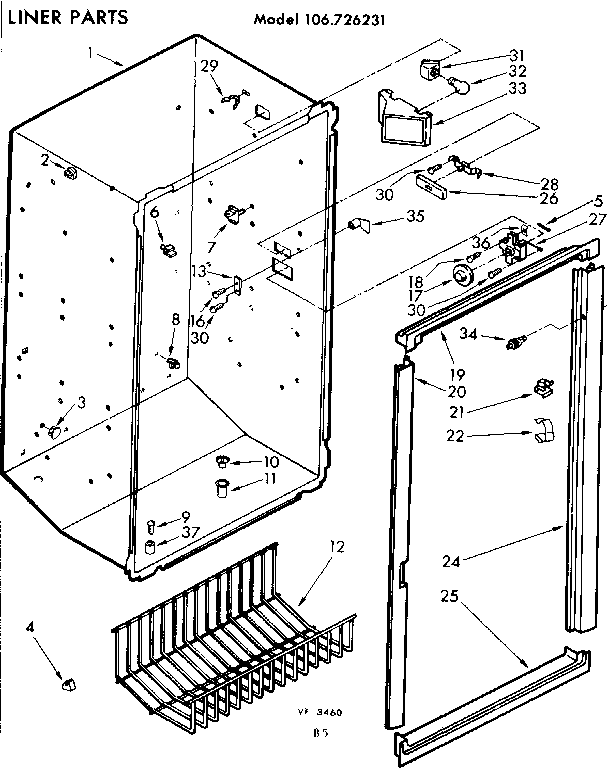 Liner parts