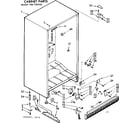 Kenmore 106726242 cabinet parts diagram