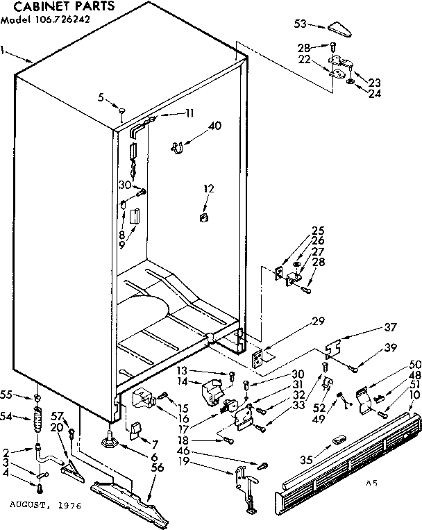Cabinet parts
