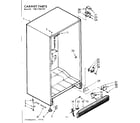 Kenmore 106726250 cabinet parts diagram