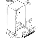 Kenmore 106726520 cabinet parts diagram