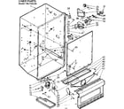 Kenmore 106726530 freezer liner parts diagram