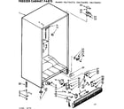 Kenmore 106726582 cabinet parts diagram