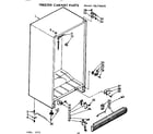Kenmore 106726820 cabinet parts diagram