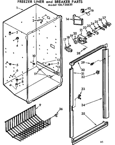 Liner & breaker parts