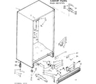 Kenmore 106727270 cabinet parts diagram