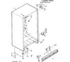 Kenmore 106727510 cabinet parts diagram