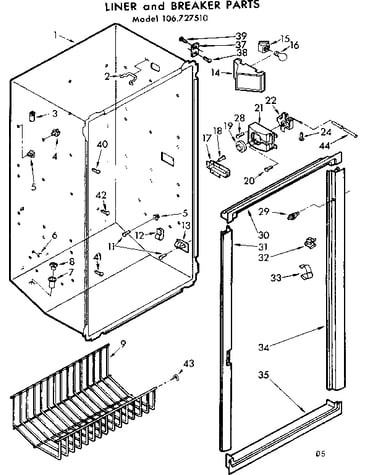 Liner and breaker parts