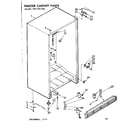 Kenmore 106727520 cabinet parts diagram