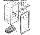 Kenmore 106727520 liner and breaker parts diagram