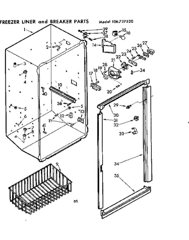 Liner and breaker parts