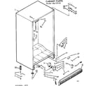 Kenmore 106727531 cabinet parts diagram