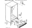 Kenmore 106727581 cabinet parts diagram