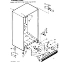 Kenmore 106727572 cabinet parts diagram
