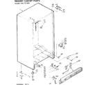 Kenmore 106727820 cabinet parts diagram